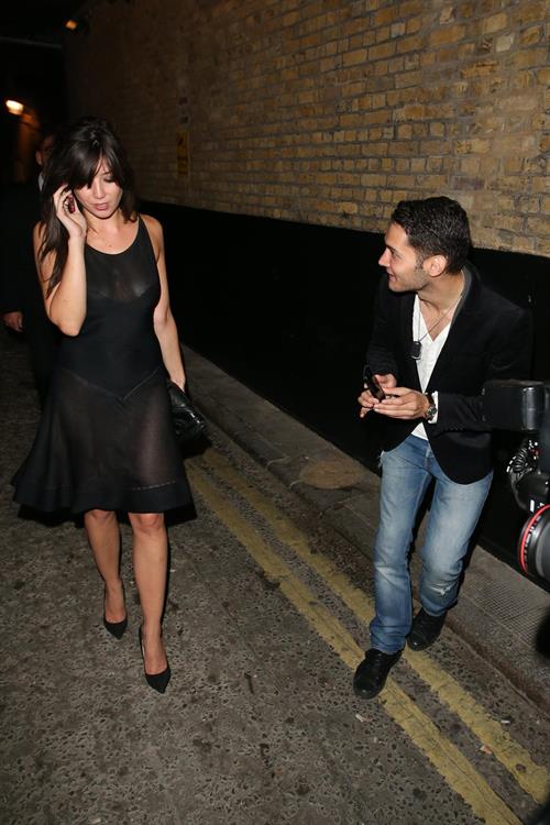 Daisy Lowe – W Magazine Dinner in London 9/14/13  