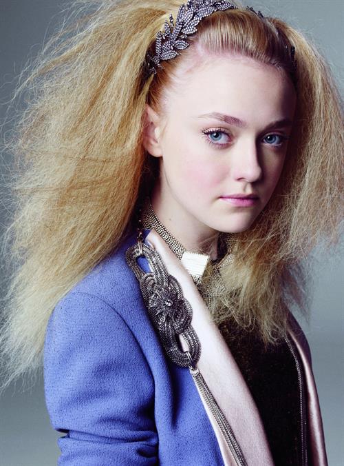 Dakota Fanning - Tesh Photoshoot For Marie Claire 