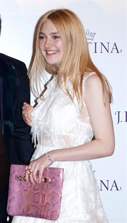 Dakota Fanning J. Estina photocall Seoul Korea 1/7/13 