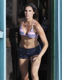 Daniela Ruah - on the set of NCIS Los Angeles in Venice Beach Sept 18, 2012