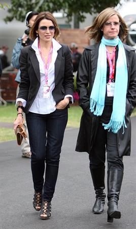 Dannii Minogue at the 2011 Grand Prix in Australia on March 27, 2011