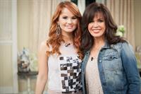 Debby Ryan appears at the Marie Osmond Show in Los Angeles on April 15, 2013