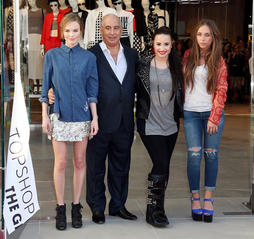 Demi Lovato Topshop Topman LA Grand Opening at The Grove in LA 2/14/13 