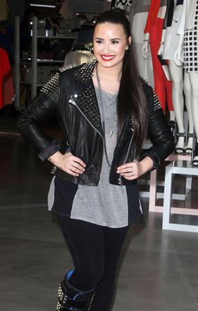 Demi Lovato Topshop Topman LA Grand Opening at The Grove in LA 2/14/13 