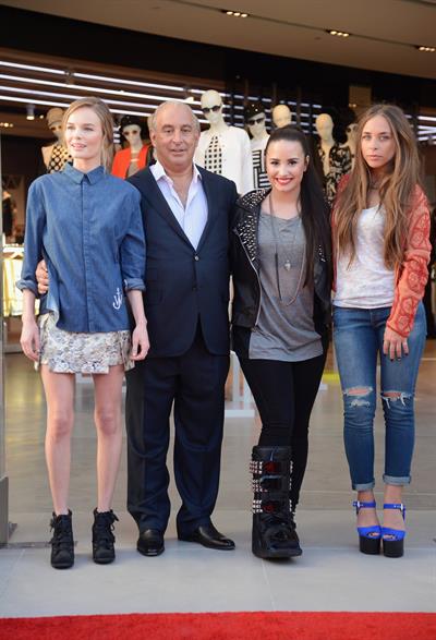 Demi Lovato Topshop Topman LA Grand Opening at The Grove in LA 2/14/13 