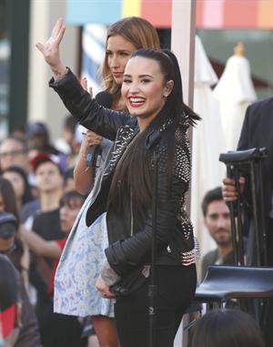 Demi Lovato Topshop Topman LA Grand Opening at The Grove in LA 2/14/13 