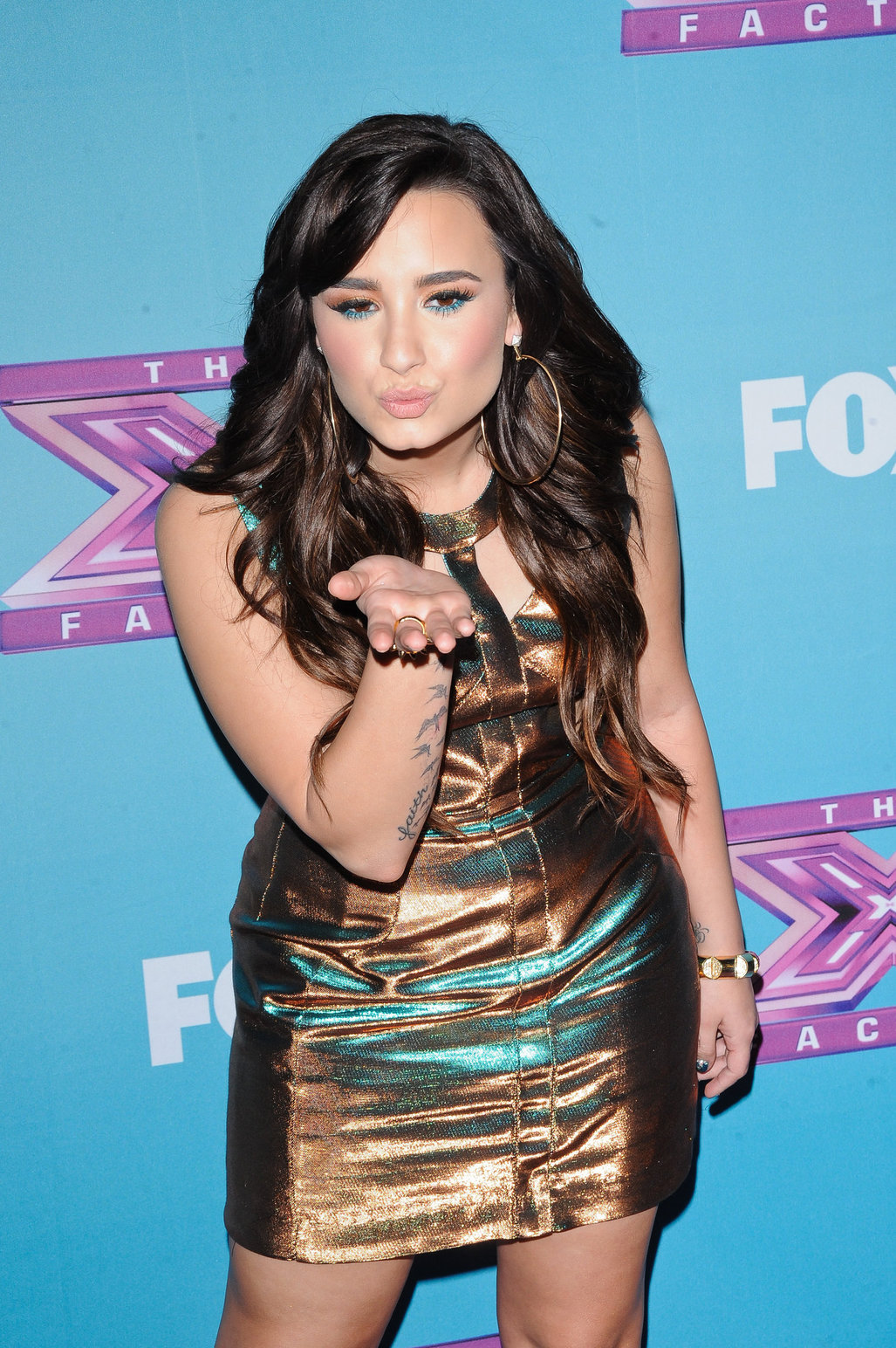 Demi Lovato The X Factor season finale results show in LA 12/20/12 