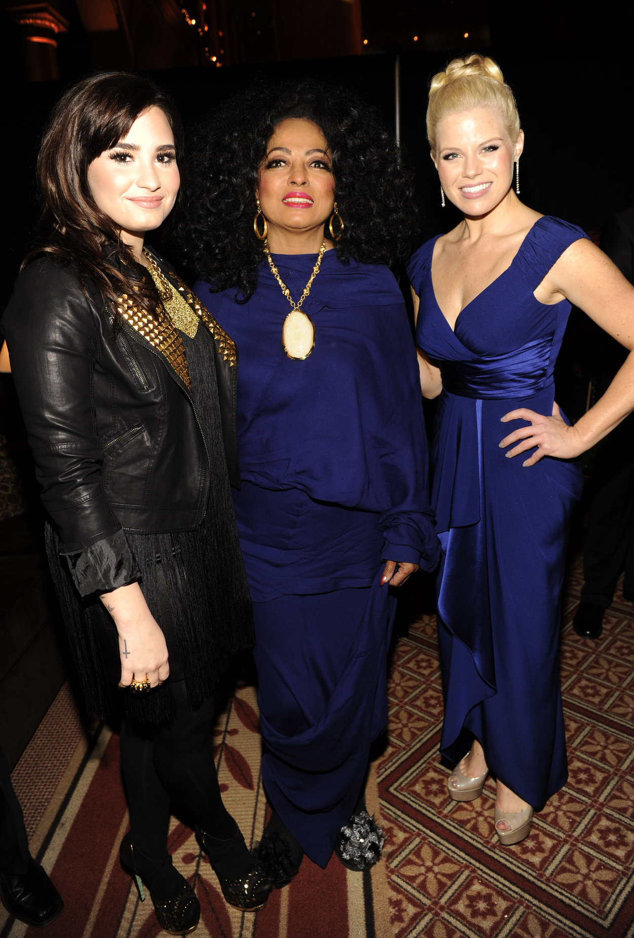 Demi Lovato TNT Christmas 2012 @ the National bldg Museum in WA 12/9/12 