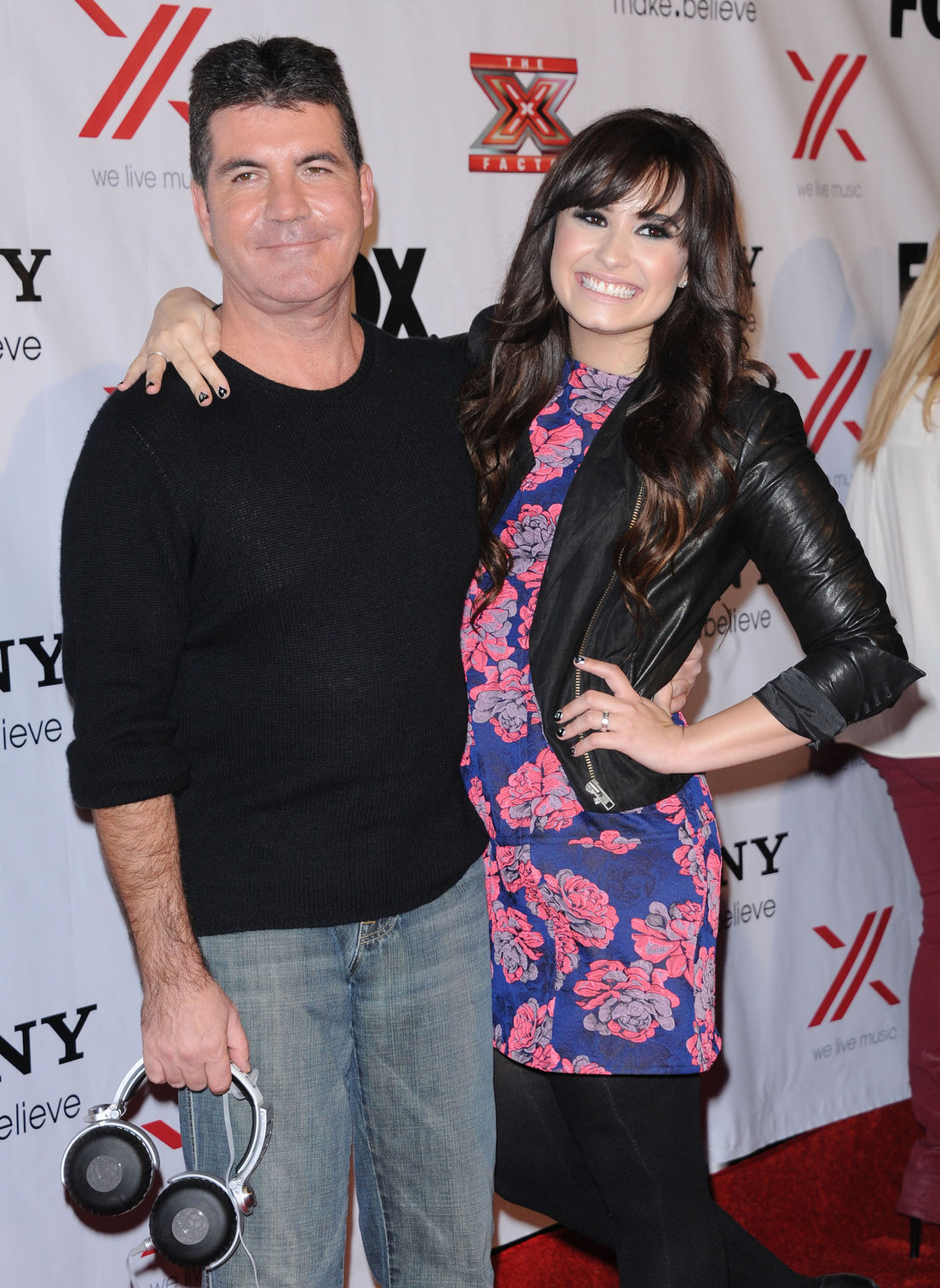 Demi Lovato Factor viewing party in West Hollywood 12/6/12 