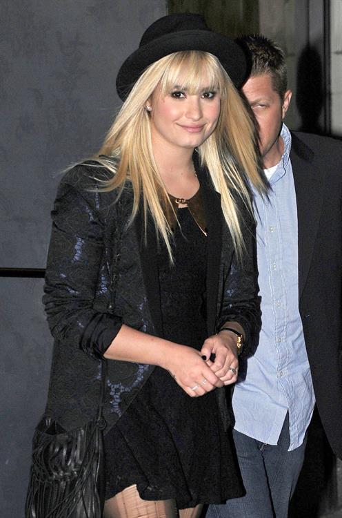 Demi Lovato Pictures Demi Lovato  out and about in NY 10/11/12