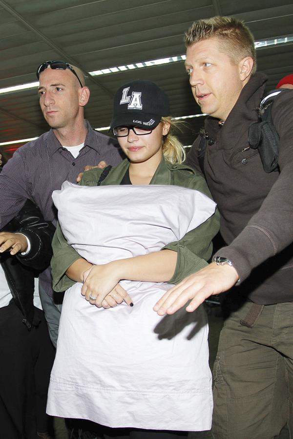 Demi Lovato  Rio de Janeiro International Airport 9/28/12 