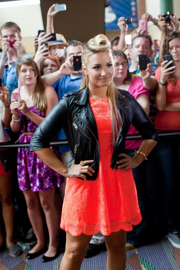 Demi Lovato -  The X Factor  season 2 auditions in Greenscoro, North Carolina (July 8, 2012)