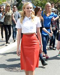 Diane Kruger Diane Kruger  Interview at the Grove in Los Angeles  on March 15, 2013