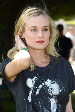 Diane Kruger attends the H&M Loves Music Coachella 2013 kick-off Event at Merv Griffin Estate in La Quinta in April 