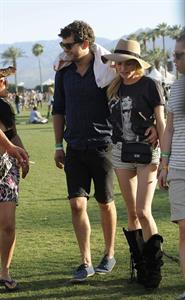 Diane Kruger attends the H&M Loves Music Coachella 2013 kick-off Event at Merv Griffin Estate in La Quinta in April 