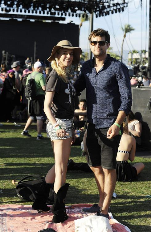 Diane Kruger attends the H&M Loves Music Coachella 2013 kick-off Event at Merv Griffin Estate in La Quinta in April 