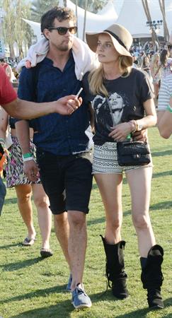 Diane Kruger attends the H&M Loves Music Coachella 2013 kick-off Event at Merv Griffin Estate in La Quinta in April 