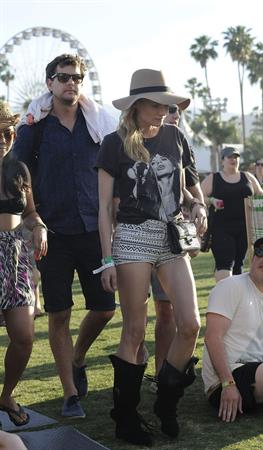 Diane Kruger attends the H&M Loves Music Coachella 2013 kick-off Event at Merv Griffin Estate in La Quinta in April 