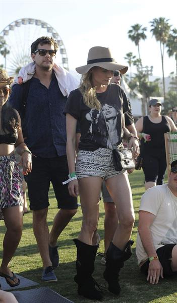 Diane Kruger attends the H&M Loves Music Coachella 2013 kick-off Event at Merv Griffin Estate in La Quinta in April 