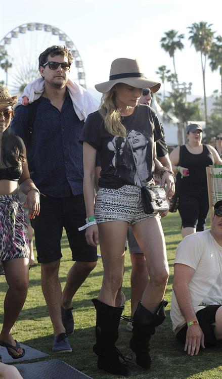 Diane Kruger attends the H&M Loves Music Coachella 2013 kick-off Event at Merv Griffin Estate in La Quinta in April 