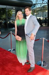 Diane Kruger arrive at the Series Premiere of F's 'The Bridge' at the DGA Theater July 8, 2013 