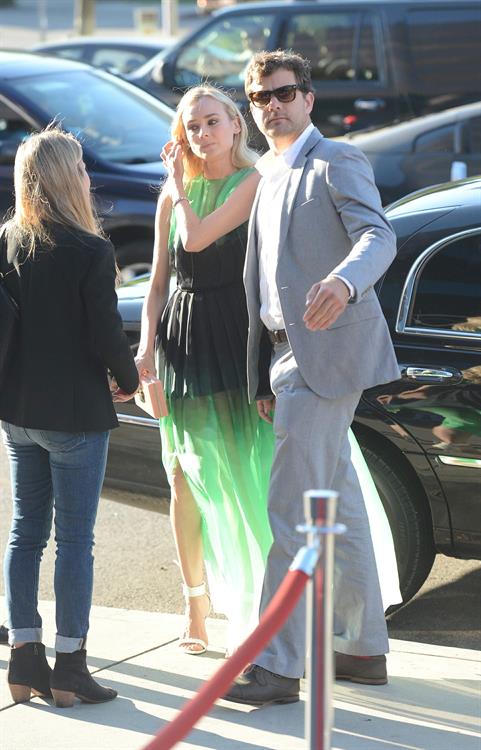Diane Kruger arrive at the Series Premiere of F's 'The Bridge' at the DGA Theater July 8, 2013 