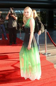 Diane Kruger arrive at the Series Premiere of F's 'The Bridge' at the DGA Theater July 8, 2013 