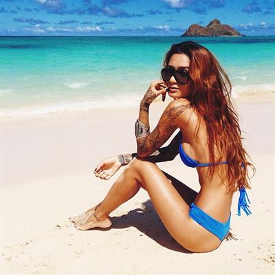 Jenah Yamamoto in a bikini