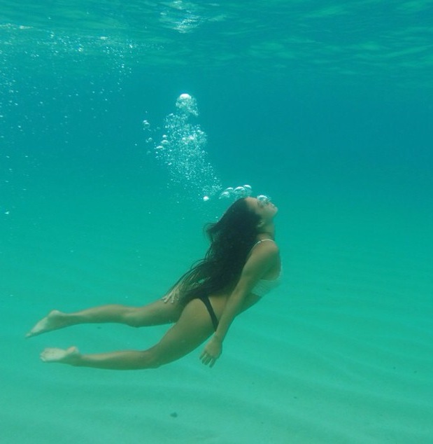 Eryn Krouse in a bikini