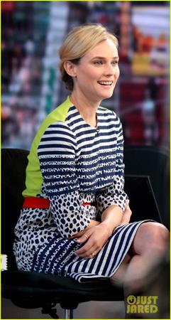 Diane Kruger at GMA studios in NYC
