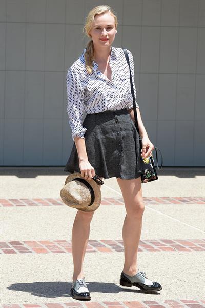 Diane Kruger Attends a Memorial Day Party Hosted by Joel Silver in LA on May 27, 2013