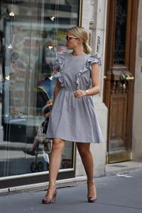 Dianna Agron - Spotted out shopping in Paris - August 4, 2012
