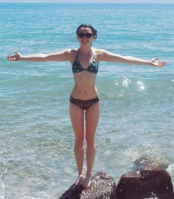 Maisie Williams in a bikini