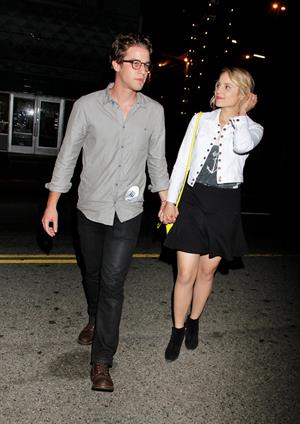 Dianna Agron At the Wiltern Theatre to watch Jack White Concert in LA, May 30, 2012