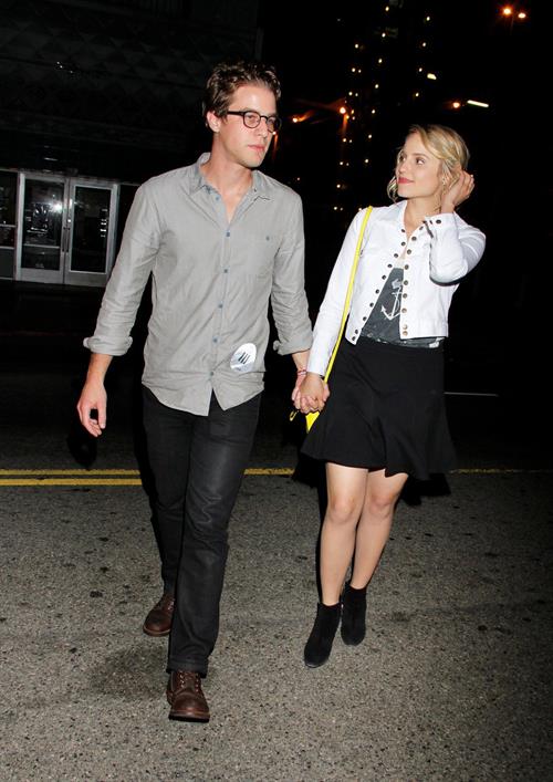 Dianna Agron At the Wiltern Theatre to watch Jack White Concert in LA, May 30, 2012