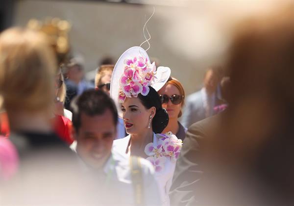 Dita Von Teese Myer Marquee Event - Melbourne Cup Day (November 5, 2013) 