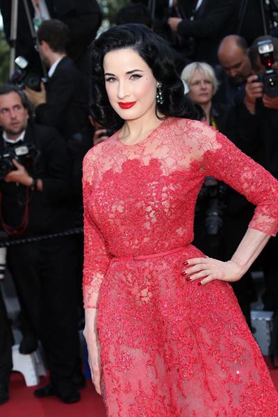 Dita Von Teese 'Behind The Candelabra' Premiere - 66th Annual Cannes Film Festival (May 21, 2013) 
