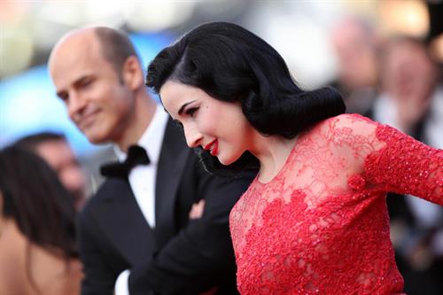 Dita Von Teese 'Behind The Candelabra' Premiere - 66th Annual Cannes Film Festival (May 21, 2013) 