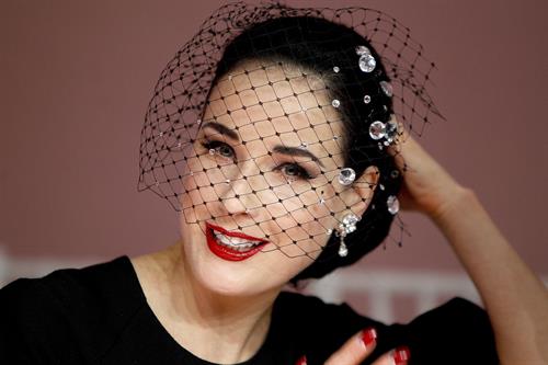Dita Von Teese Aleis Mabille Fashion Show at Paris Fashion Week 1/21/13 