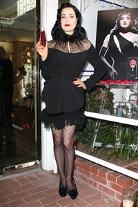 Dita Von Teese - Fragrance Launch in LA 12/15/12  
