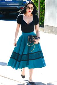 Dita von Teese Spotted on the streets of Los Angeles (November 4, 2012) 