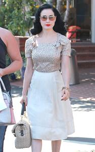 Dita Von Teese - out and about in West Hollywood (Aug. 20 2012)