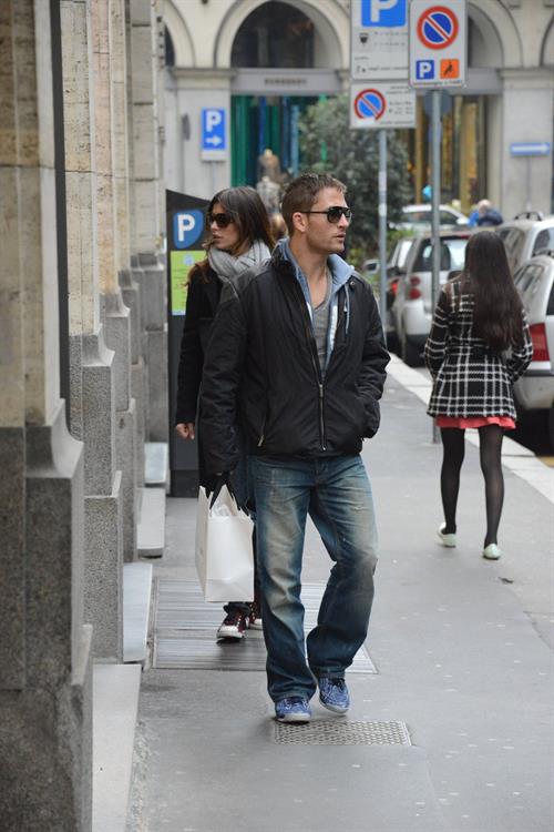 Elisabetta Canalis out and about in Milan (29.03.2013) 