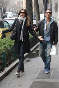 Elisabetta Canalis out and about in Milan (29.03.2013) 