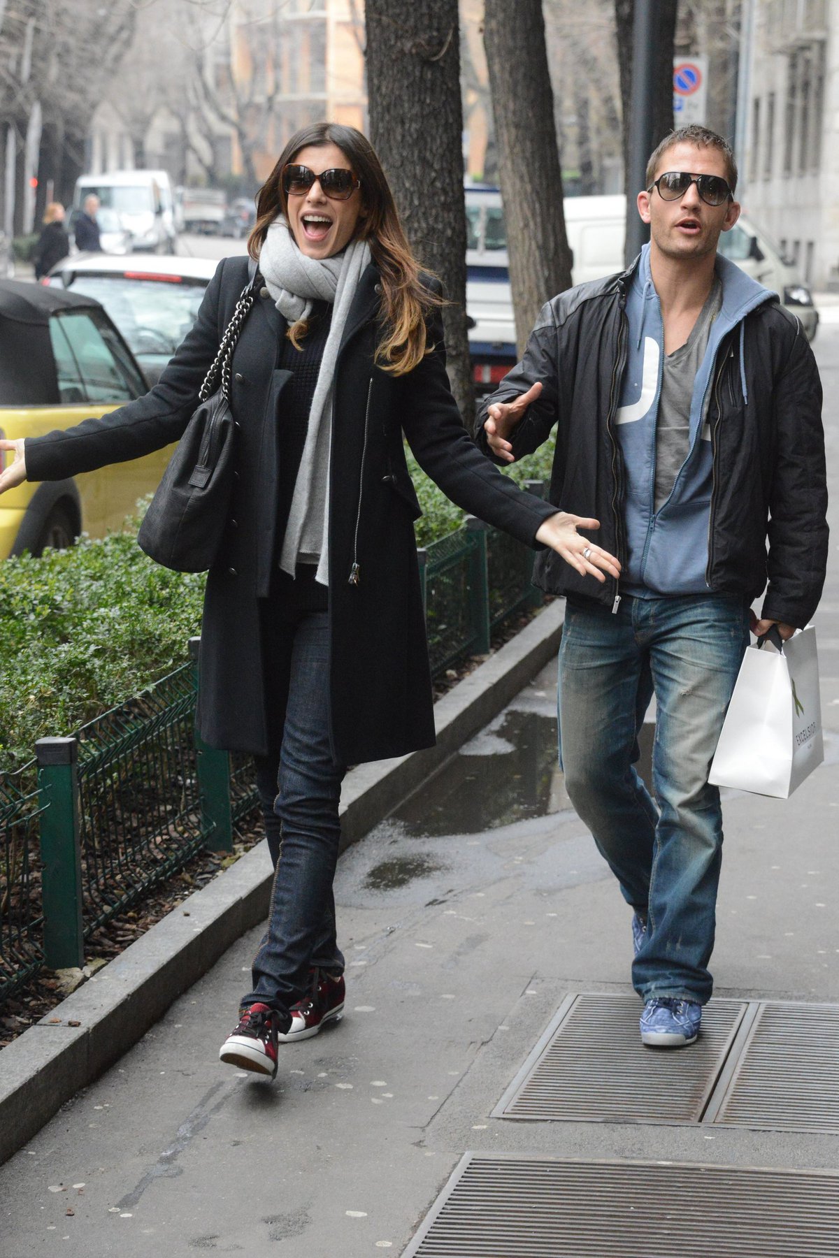 Elisabetta Canalis Pictures Elisabetta Canalis out and about in Milan (29.03.2013)
