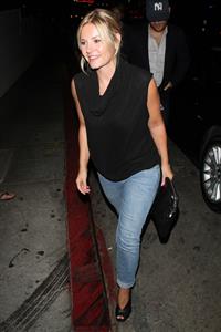 Elisha Cuthbert - Arriving to the Chateau Marmont with a mystery male companion in West Hollywood - August 2, 2012