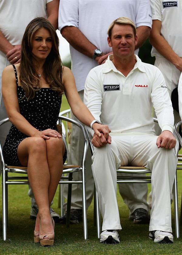 Elizabeth Hurley at Circenster Cricket Club in Cirencester- June 9, 2013 