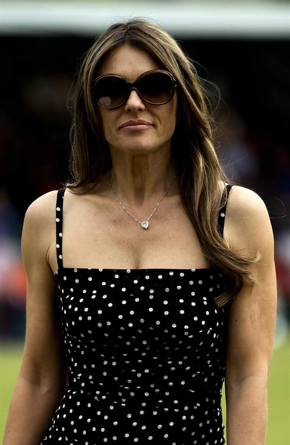 Elizabeth Hurley at Circenster Cricket Club in Cirencester- June 9, 2013 