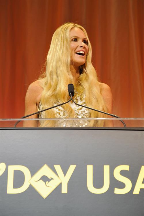 Elle Macpherson 2013 G'Day USA Black Tie Gala in LA 1/12/13 