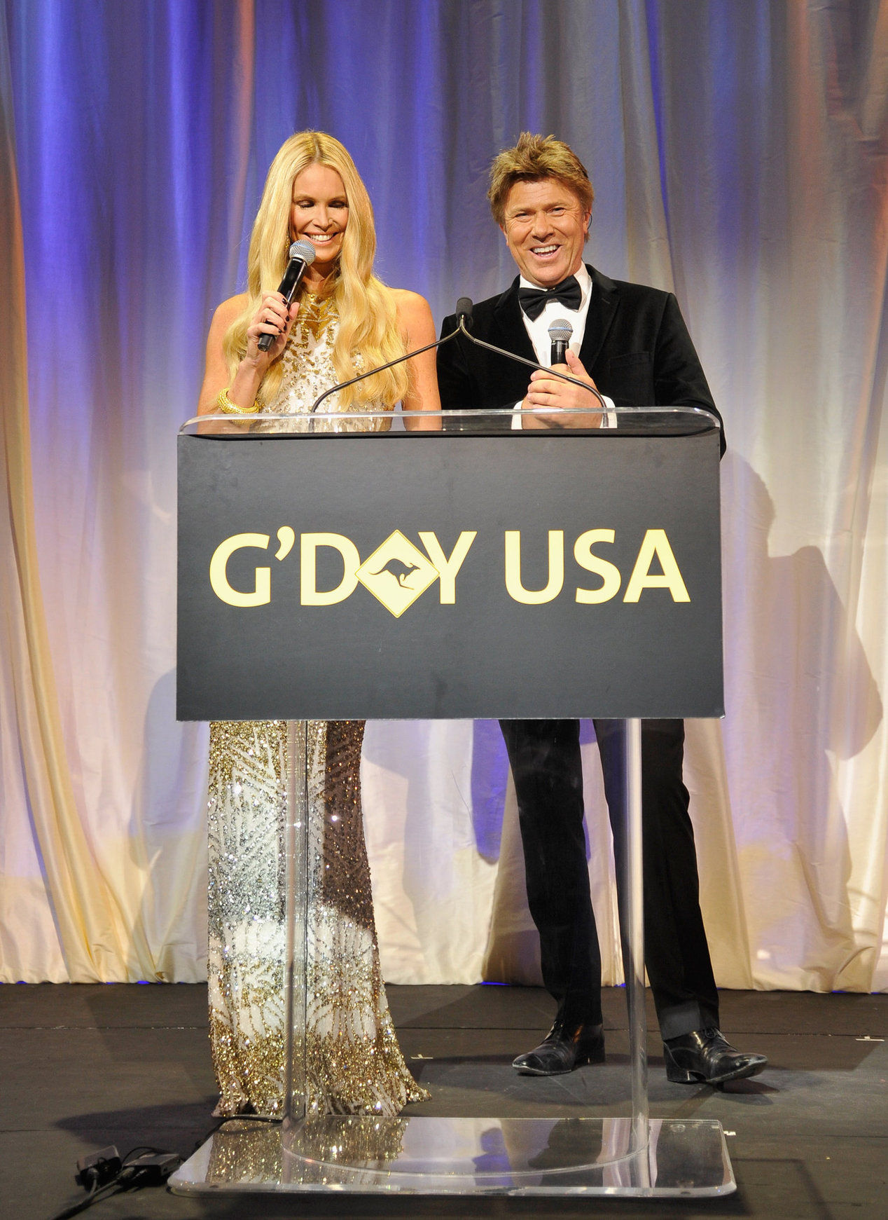 Elle Macpherson 2013 G'Day USA Black Tie Gala in LA 1/12/13 